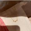 S925 Gold Double 8 Necklace - Exquisite Infinite Love Collarbone Chain