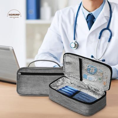 Lightweight Insulin Cooling Bag Waterproof Wear-resistant Insulin Carry Case Washable Medicine Organizer for Home