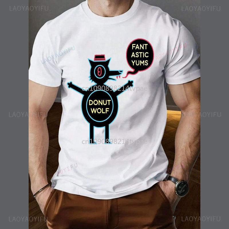 

Night in The Woods Camiseta Donut Wolf I m A Total Trash Mammal T-Shirt Men s Women s Size XS-3XL Gamer Lover Camisa Clothes 5XL різнокольоровий