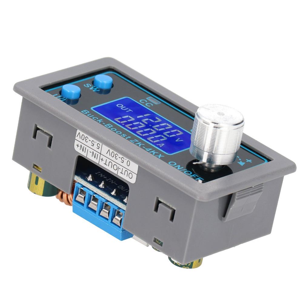 LCD Display DC Programmable Supply 4A Buck Boost Converter Variable Voltage Regulator  DIY Projects