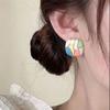 Jewelry Niche Design Girl Stud Earrings Women Square Earrings Korean Style Earrings Ear Studs