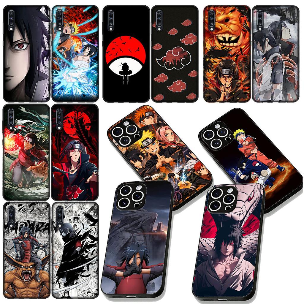 Akatsuki Narutos Madaras Itachi Uchiha Sasuke Case for Samsung Galaxy A04 j7 J5 J2 Prime J8 A01 A02 A03  A42 M06 M16 M56 M23 M17
