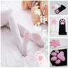 Cat Paw Socks Kawaii 3D Cat Claw Women Stocking Lolita Paw-Pad Thigh High Socks