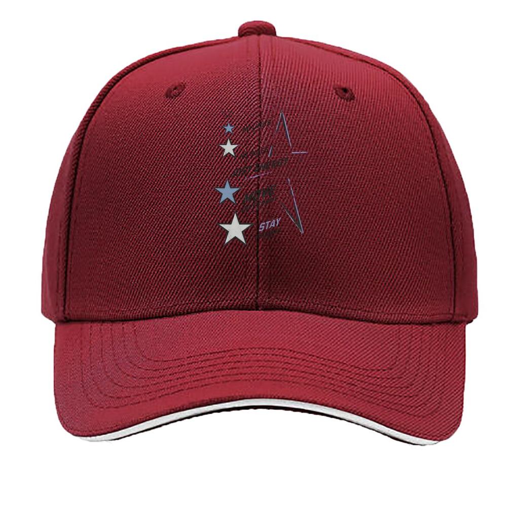 Minimal Urban Star Outline Graphic Sandwich Baseball Cap Sun Cap Outdoor Workouts Hat