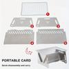 Durable Stainless Steel Charcoal Stove – Portable Folding BBQ Grill, Perfect for Camping & Outdoor Picnics