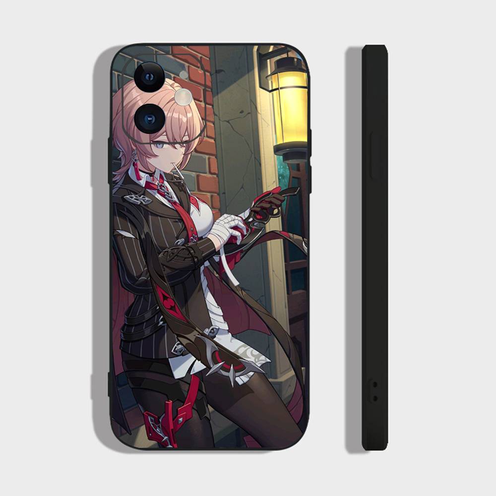 

Lantern Animated Game H-Honkai Impact 3rd Phone Case For IPhone 17 Air 16 15 14 13 Pro Max 11 12 Black Silicone Cover IPHONE 14PRO