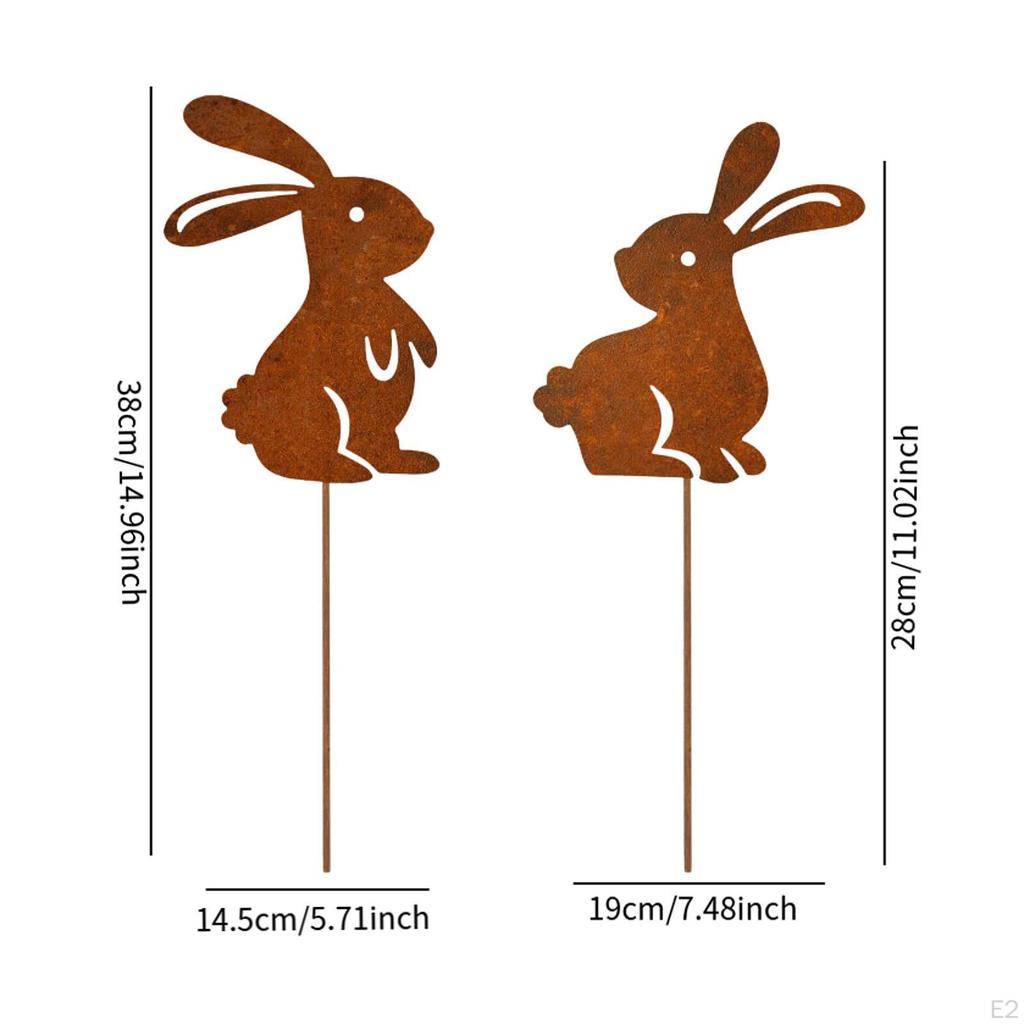 2 Easter Pieces of The Kindergarten Garden Creative Art Lawn Grass for