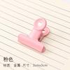 2 Pc Metal Binder Clips Multicolor  Folder Notes Po Letter Paper Clip Clamp School Office Stationery For Kids Student Prize