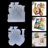Photo Frame Decoration Silicone Mold LOVE Epoxy Jewelry Mold Resin Casting Pendant Mold Suitable for Diy Resin Crafts