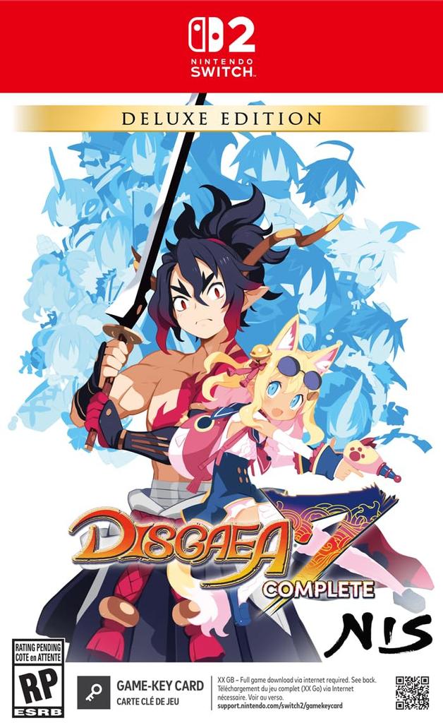 Disgaea 7 Complete Deluxe Edition North Switch 2 - (Import America) - (Spielschlüsselkarte)