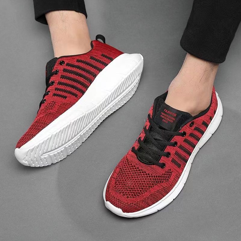 Man Casual Sneaker Mesh Black Shoes For Men Customs Promotion Hot Products Original Deals Outdoor Simple High Quality Korean Y2k