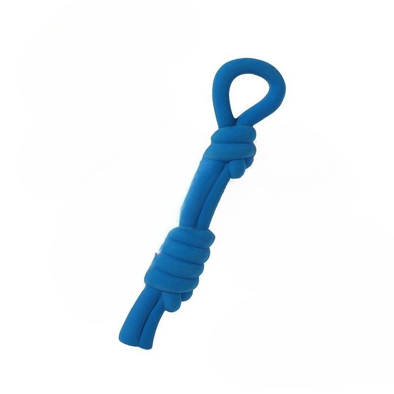 

Dog Safety Rubber Toys Are Q, Elastic, Flexible and Resistant To Biting. They Are Interactive and Fun Helpers and Essential for Pets To Play With синий