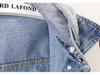 Damen Slim Denim Weste, Vielseitige Ärmellose Jacke mit Revers für Frühling/Herbst 2025