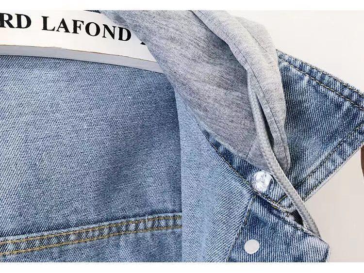 Damen Slim Denim Weste, Vielseitige Ärmellose Jacke mit Revers für Frühling/Herbst 2025