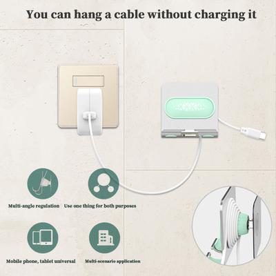 Wall Phone Holder Punch-Free Bedside Non-Slip Multifunctional Metal Self-Adhesive Support Angle Stand Bedroom Remote Control Holder