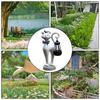 Funny Solar Cat Garden Light Resin Outdoor Lantern Animal Yard Lamp Charming Creative Cat Decor for Yard Lawn Patio