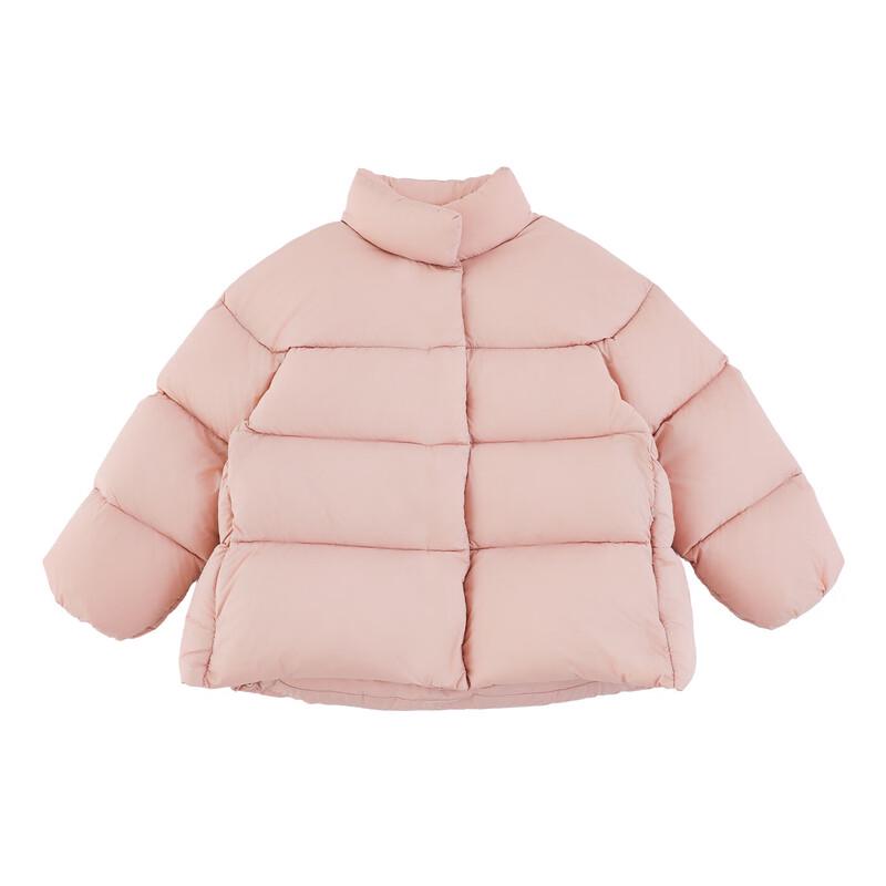 YOYO Girl s Warm Stand-Collar Winter Down Jacket 110 розовый