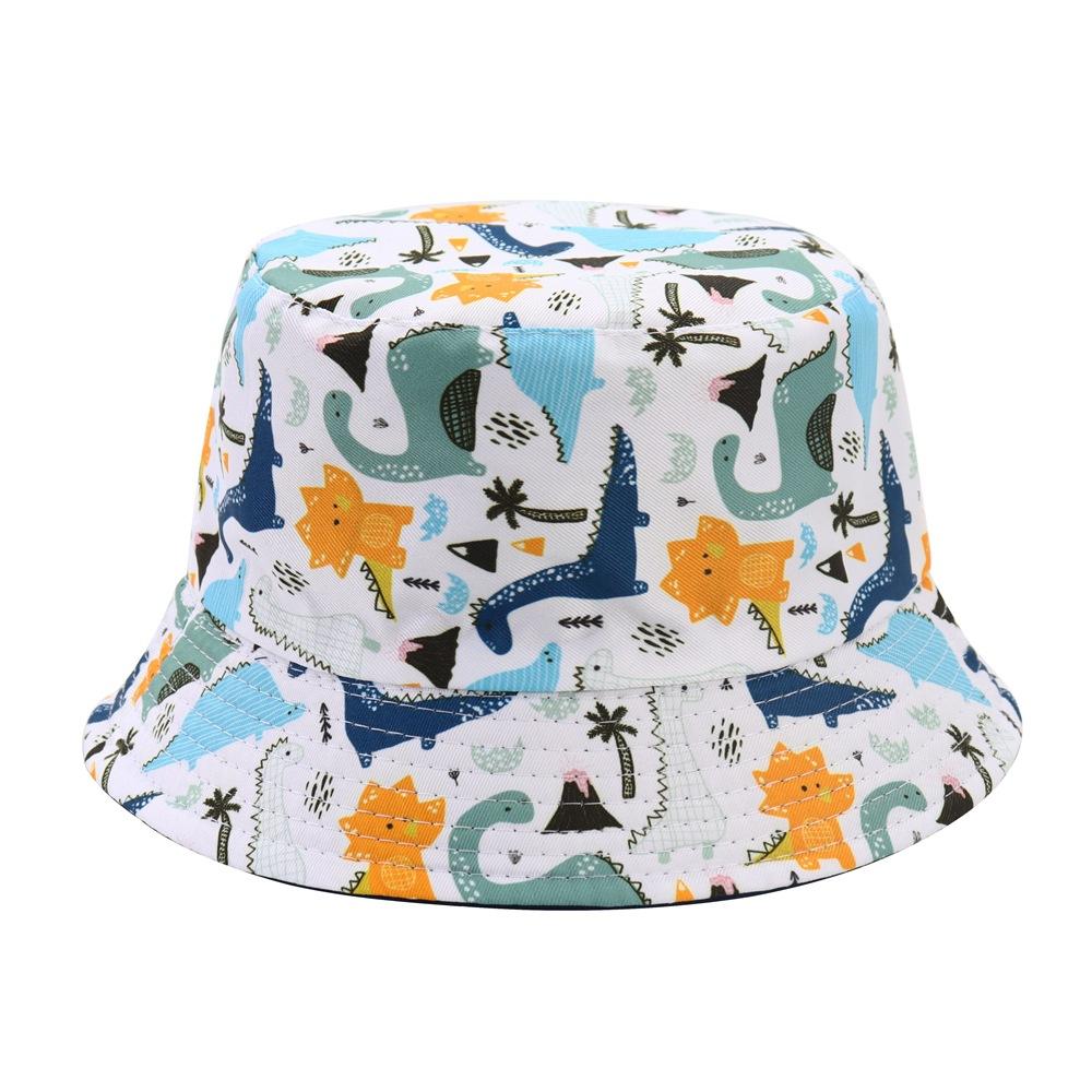 2 3 4 5 Years Old Boys Girls Bucket Caps for UV Protection Cotton Sun Hats Summer Spring Outdoor Visor