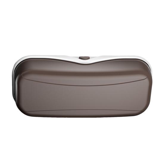 Car Sunglasses Holder Visor Clip Hard Shell Glasses Storage Box Auto Eyeglasses Organizer Sun Visor Sunglasses Case Easy Install Car Glasses Bracket