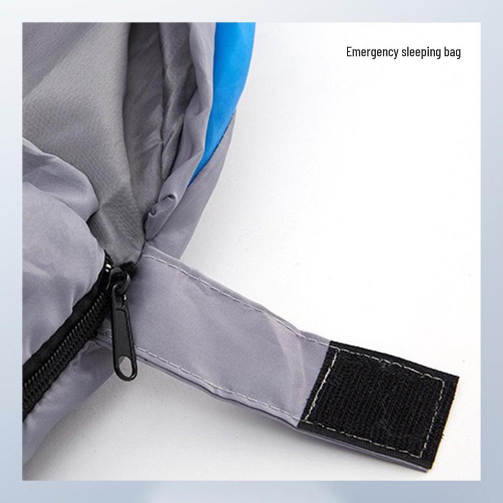 Portable Thickened Warm Polyester Sleeping Bag for Outdoor Use In Spring and Autumn