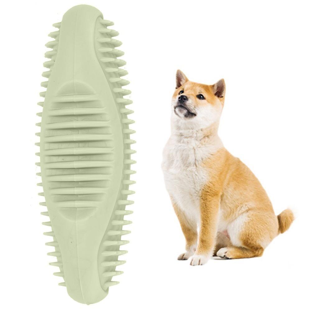 Curve Shaped Pet Teething Toy Bite Tough Dog Interactive Toy Outdoor Training Play
