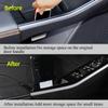 VESUL Front/Rear Row Door Side Storage Box Compatible with Ford Escape 2020-2024 Armrest Phone Container Door Organizer Handle Pocket ABS Tray Insert