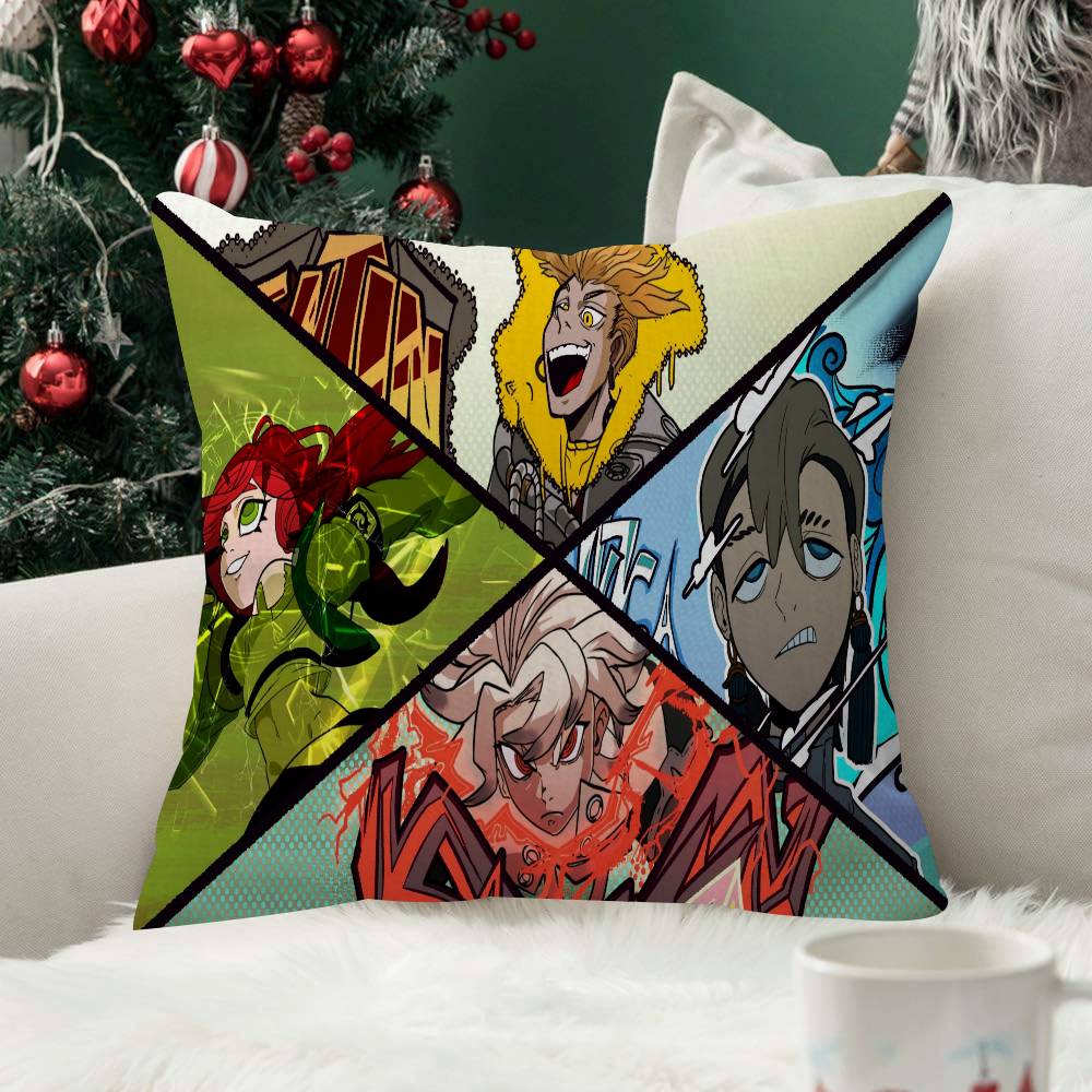 Cartoon Cool Manga Pillow Cover Soft Decorative Throw GGachiakuta Pillow Case Couch Home Decor for Living Room Sofa Party Gift