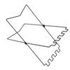 Trash Bag Holder Collapsible Stainless Iron Garbage Bag Holder Stand Portable Outdoor Stand Black