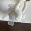 Bowknot Plush Ear Muffs for Cold Weather Fashion Ear Protective Ear Warmers Thick Furry Ear Muff for Women Skiing Hiking