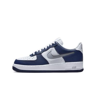 Air Force 1 Low Weiß Marineblau Grau