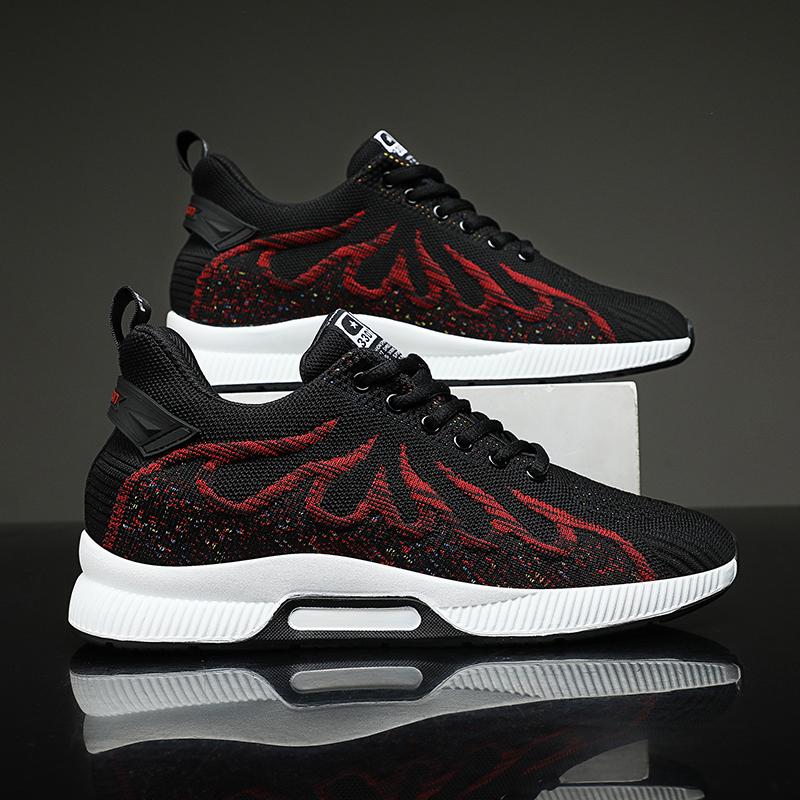 Fashion Man Sneakers Height Lift Insoles 6cm Inserts for Men Elevator Shoes Taller Hidden Heels Breathable Casual Heightening Shoes