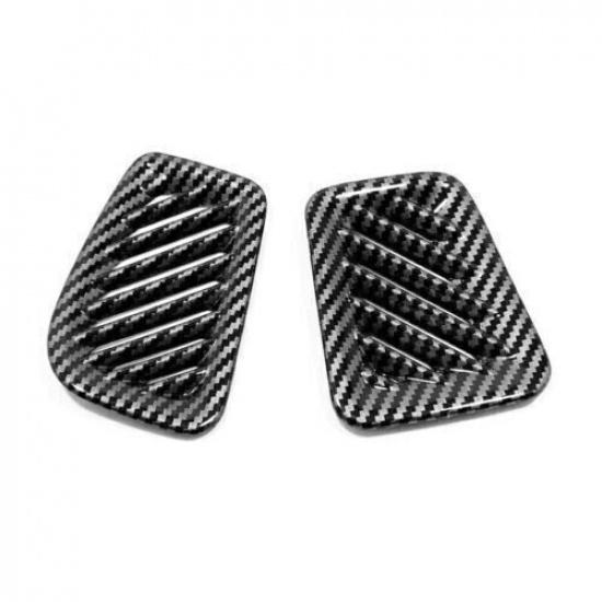 For Toyota Highlander - Carbon Fiber Dashboard L&R Air Outlet Vent Trim
