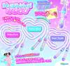 Happinet Jewel Mix Jump Rope - Milky Pink
