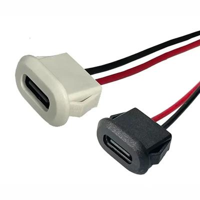 5PCS/10PCS USB 2.0 Type à fil soudé par pression directe Lampe mère Jouet Port de charge Lampe de table Port de charge d'instrument de précision