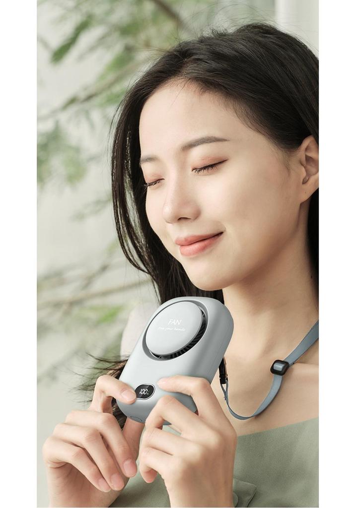 2025 USB Rechargeable Portable Neck Fan