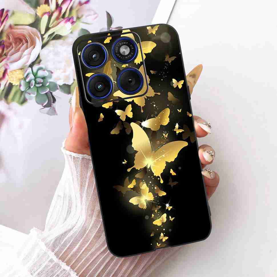 Lovely Cat For Motorola Edge 70 Case Cover Soft Silicone Phone Case For Motorola Edge70 Edge 70 5G Back Cover Bumper