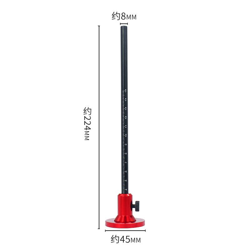 

Woodworking Scriber Marking Tool Inch Mm Scale Drawing Parallel Lines Mortise Measuring Layout Multi Functional Measuring Tool красный