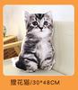18 Kinds Dog Cat Animal Plush Pillow Both Sides Printing Stuffed Pug Corgi Hound Shar Pei Throw Pillow Sofa Home Decor Men Gift