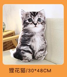 18 Kinds Dog Cat Animal Plush Pillow Both Sides Printing Stuffed Pug Corgi Hound Shar Pei Throw Pillow Sofa Home Decor Men Gift