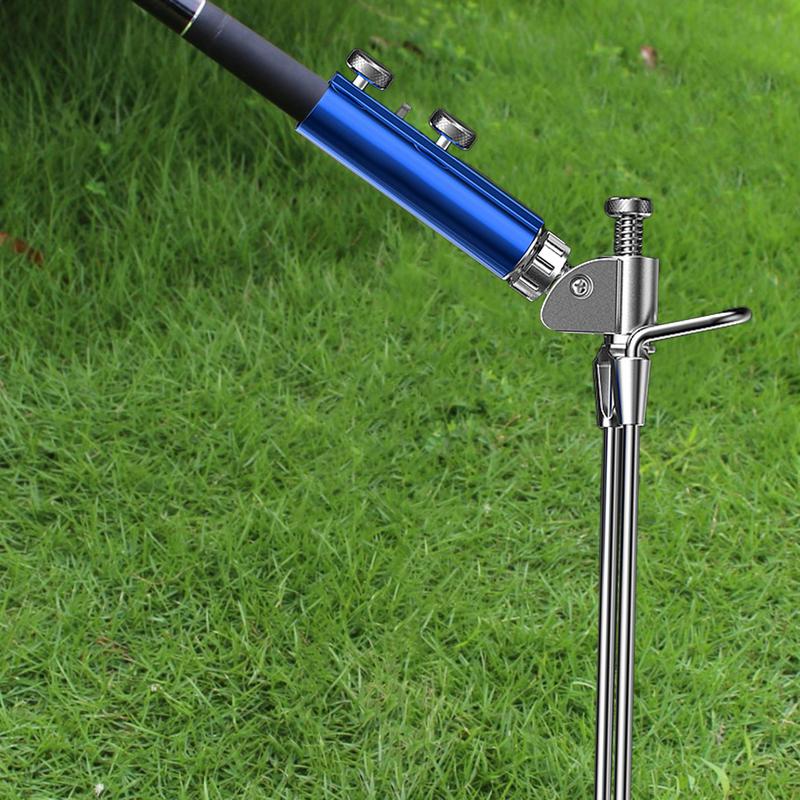 Fishing Rod Holder Insert Ground fishing Poles Bracket Height Adjustable Fishing Rod stand Portable Angling Rod Rest Gripper