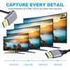 Cablecc HDTV HDMI Male To Male 8K Hyper Flexible Slim 90 Degree Down for 50cm Ultra-Thin 2.1 Cable, 4K, Cord, Angle, Type-A, Computers, HDTVs,