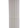 4-Piece Wedding Roman Columns Set, 34.65-Inch Artistic Greek Columns, Plastic Flower Pot Holders, White Decor