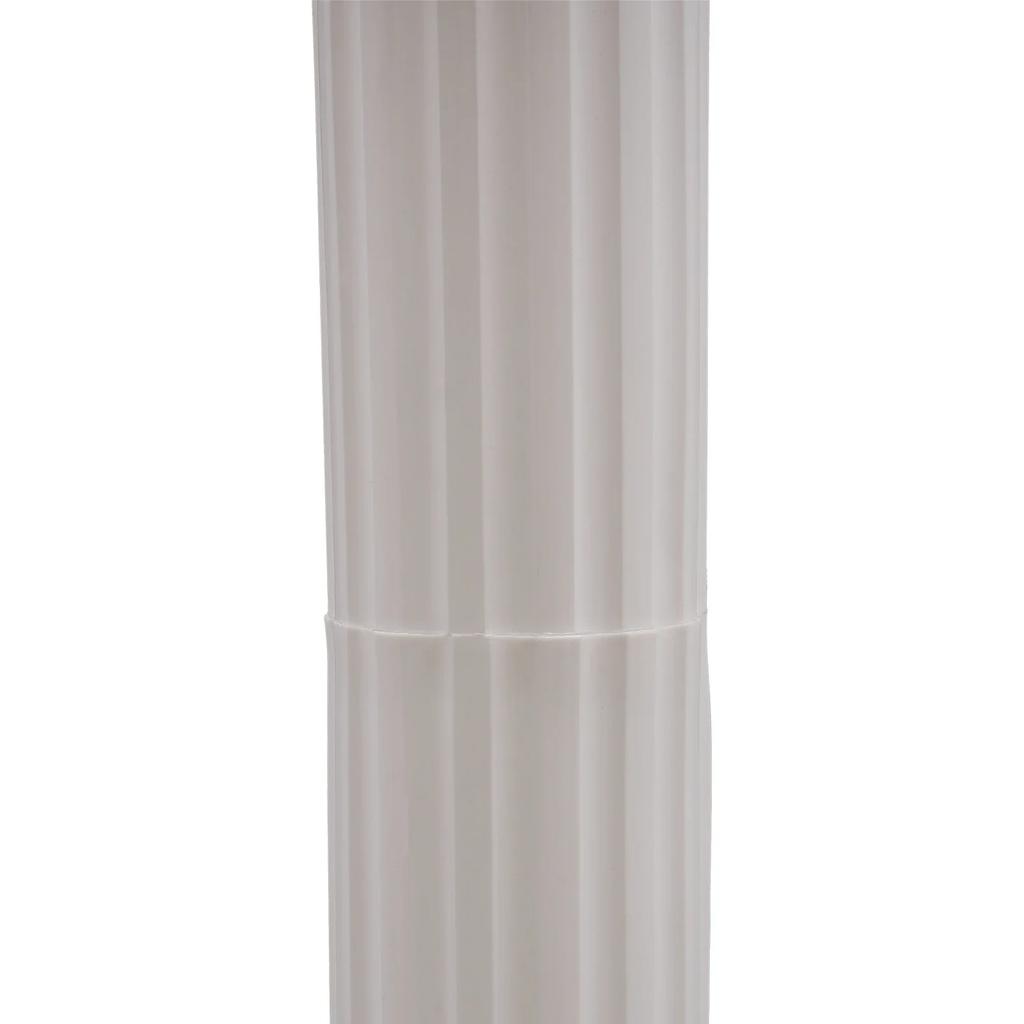 4-Piece Wedding Roman Columns Set, 34.65-Inch Artistic Greek Columns, Plastic Flower Pot Holders, White Decor