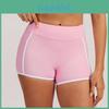 Womens Colorblock Yoga Shorts With High Elastane For Running And Fitness Training