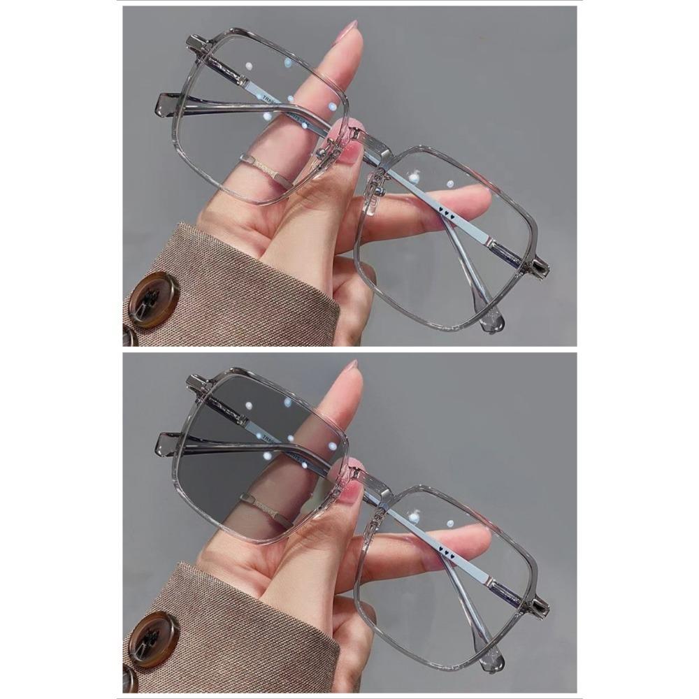 4 PCS Pochromic Eye Glasses Anti Radiation Eyeglasses Shades for Women Men Transition Eyeglass Computer Eyewear