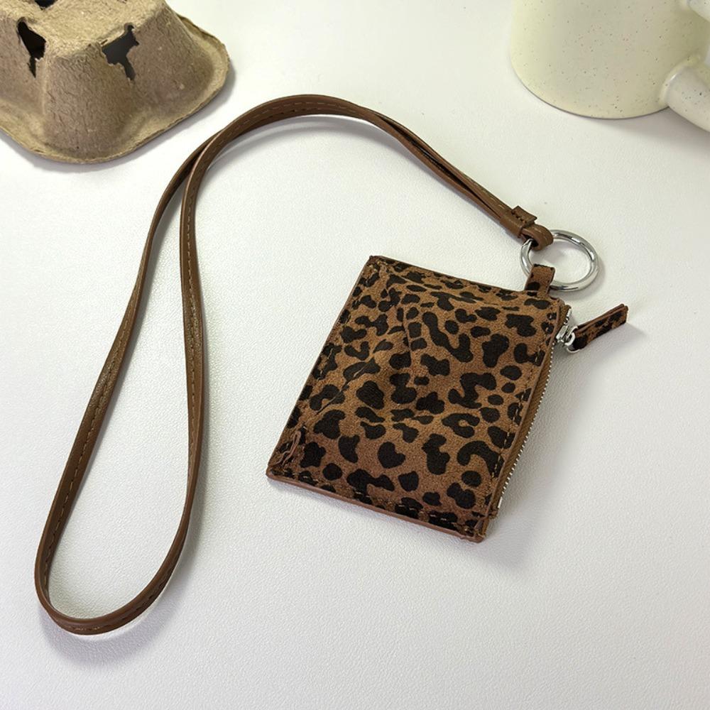 

Shoulder Bag Lanyard Wallet PU Leather Pendant Accessories Leopard Print Coin Purse Girls/Female Style 5