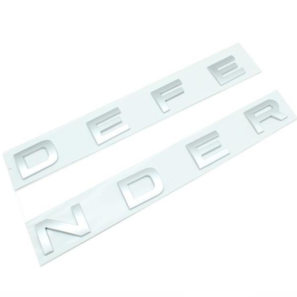 3d ABS Logo Letters Car Front Hood Bonnet Badge Rear Trunk Stickers Decals Emblem Accessories