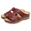 Summer Womens Open Toe Pu Sandals With Cross Strap Hollowout Platform For Beach And Casual Wear