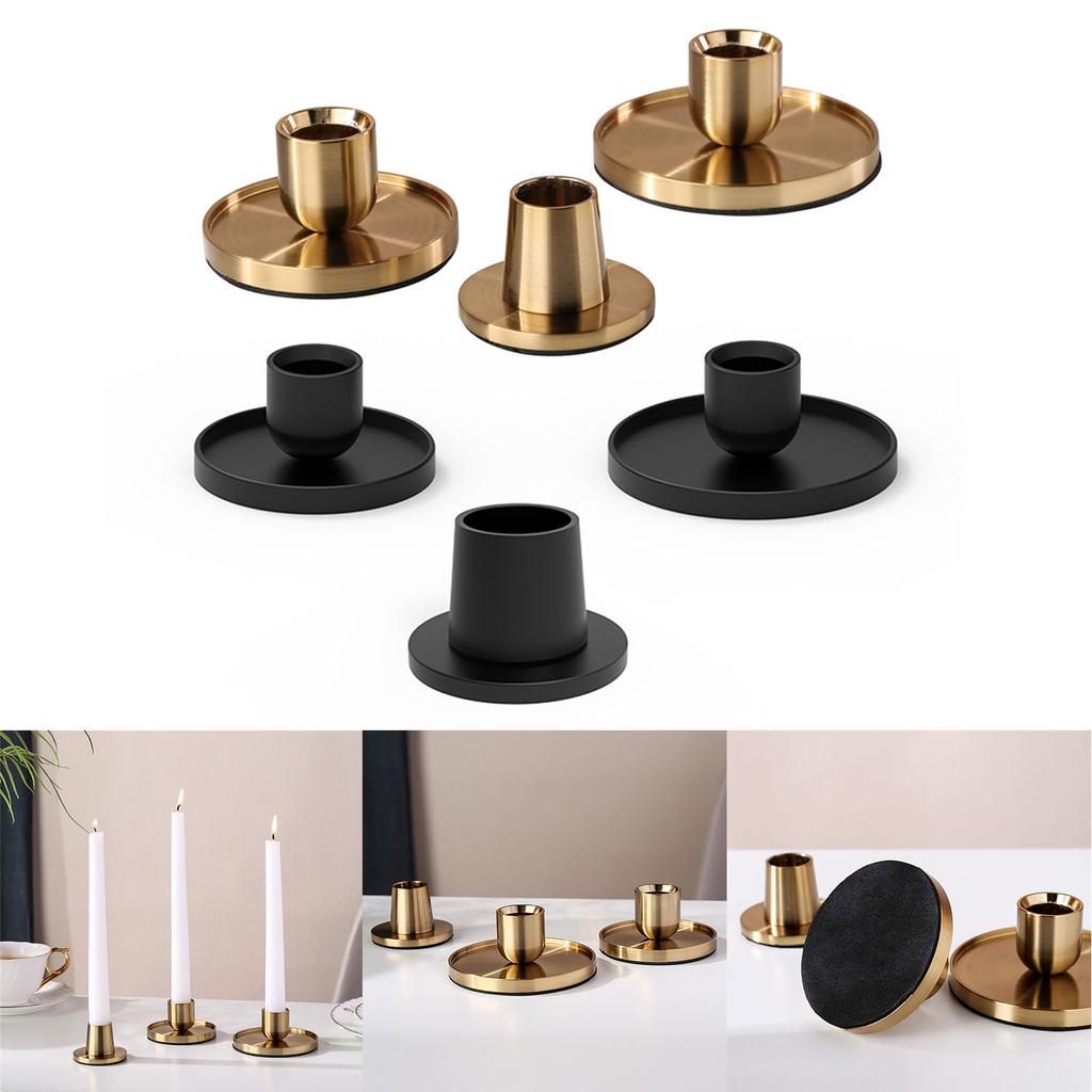 Stylish Candlestick Holder Metal Candle Stand Holder for Home Party Decor Exquisite Details Home Candlestick Holder