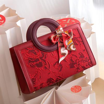 Wedding Bag for Women 2024 Spring/summer Chinese Style Embroidered New Chinese-style Bridal Bag Wedding Mother's Handbag Mother-in-law's Handbag